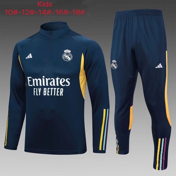 Ninos Sudadera De Training Real Madrid 2024 Azul